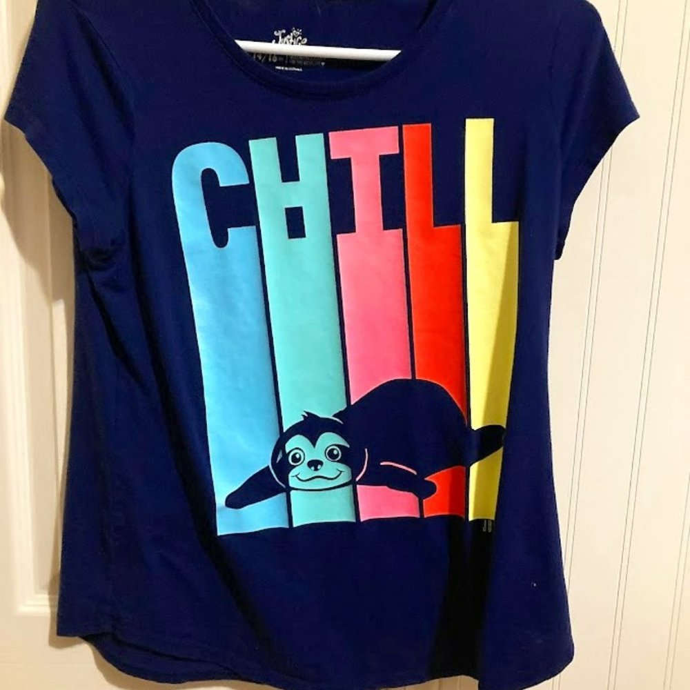 Justice Blue Graphic Tee